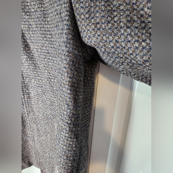 London Fog Virgin Wool Jacket Brown/Blue Size 10 M - Picture 9 of 11